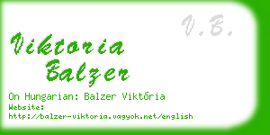 viktoria balzer business card